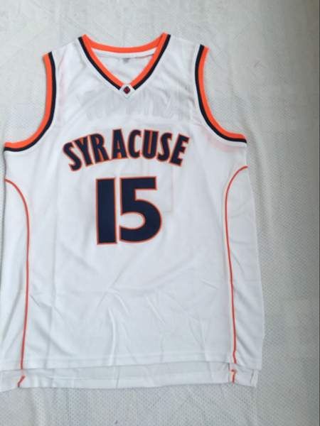 Syracuse Orange White #15 ANTHONY NCAA Basketball Jersey