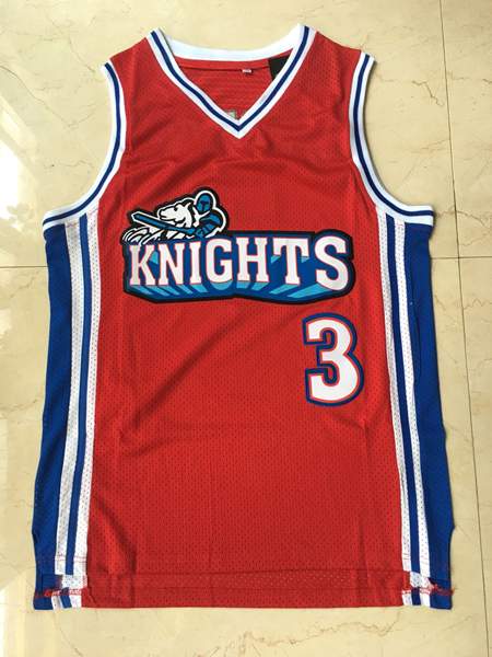 UCF Knights Red #3 CAMBRIDGE NCAA Basketball Jersey