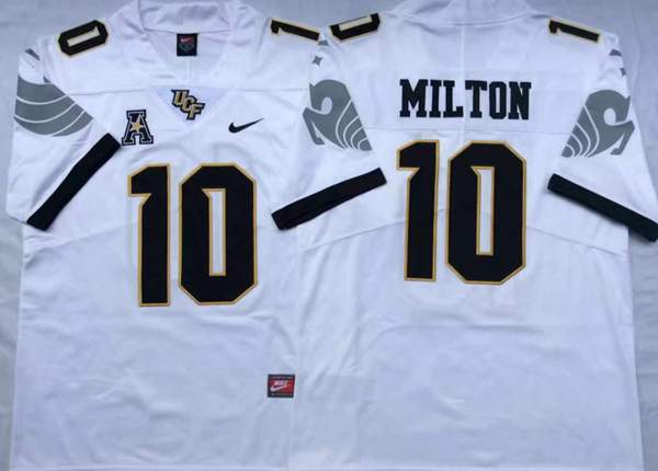 UCF Knights White #10 MILTON NCAA Football Jersey