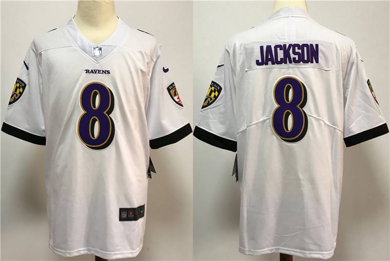 Baltimore Ravens White NFL Jersey