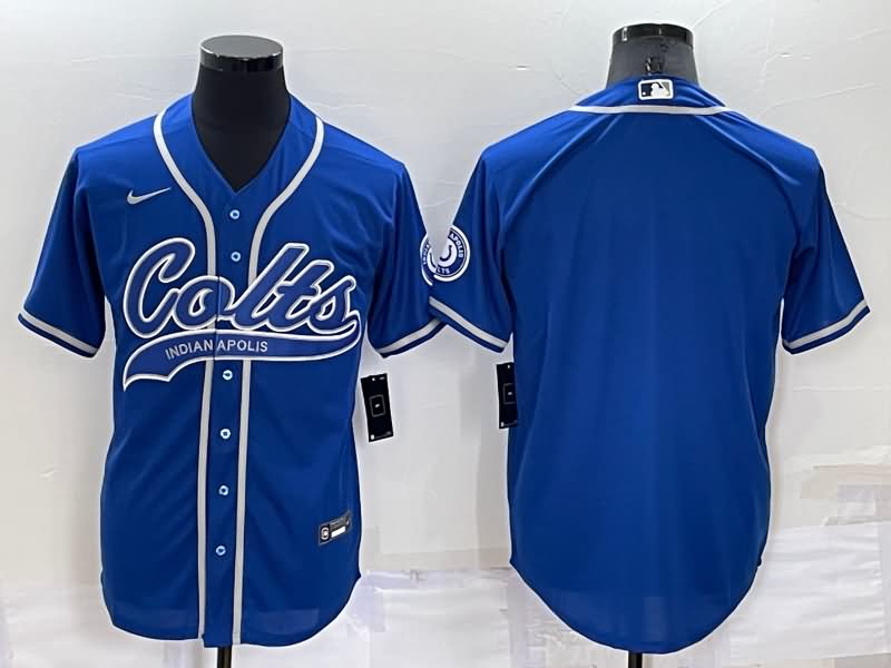 Indianapolis Colts Blue MLB&NFL Jersey