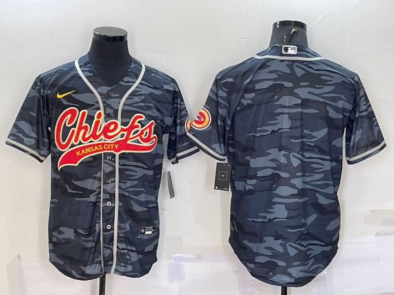 Kansas City Chiefs Camouflage MLB&NFL Jersey 02