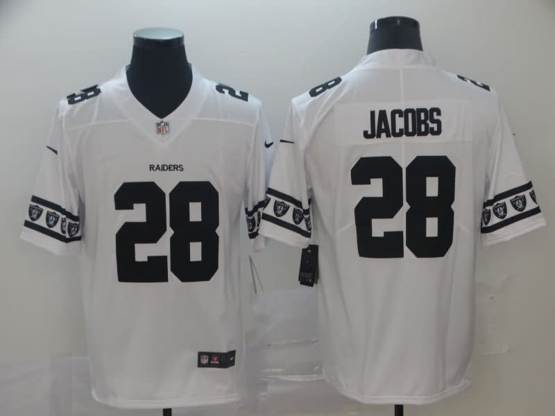 Las Vegas Raiders White NFL Jersey 03