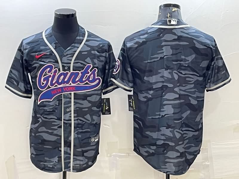 New York Giants Camouflage MLB&NFL Jersey