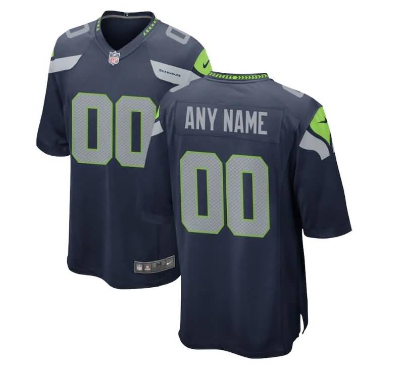 Seattle Seahawks Dark Blue NFL Jersey