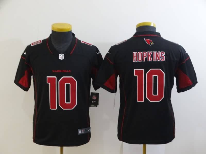 Kids Arizona Cardinals Black #10 HOPKINS NFL Jersey 02