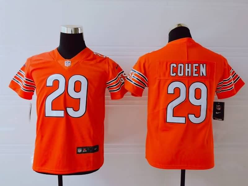 Kids Chicago Bears Orange #29 COHEN NFL Jersey