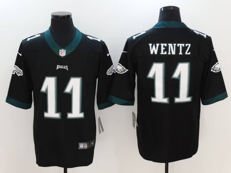 Kids Philadelphia Eagles Black #11 WENTZ NFL Jersey