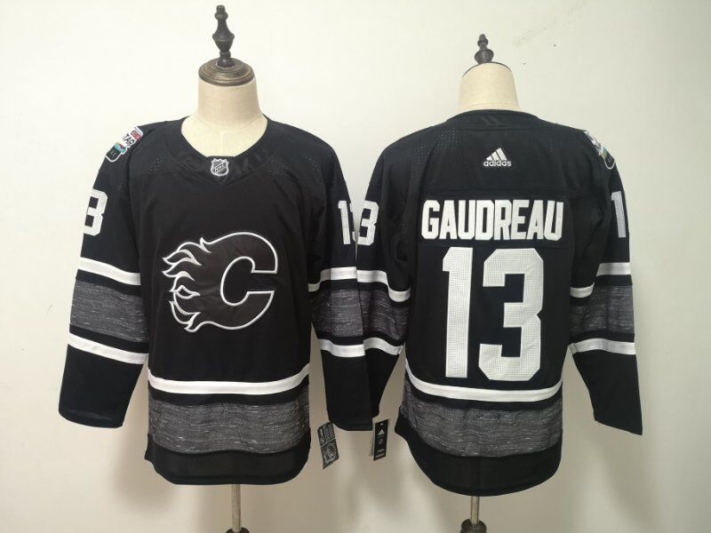 2019 Calgary Flames Black #13 GAUDREAU All Star NHL Jersey