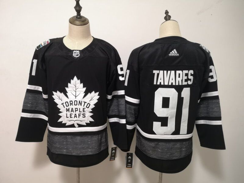 2019 Toronto Maple Leafs Black #91 TAVARES All Star NHL Jersey