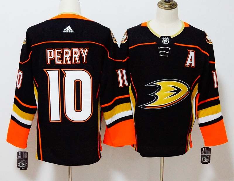 Anaheim Ducks Black #10 PERRY NHL Jersey