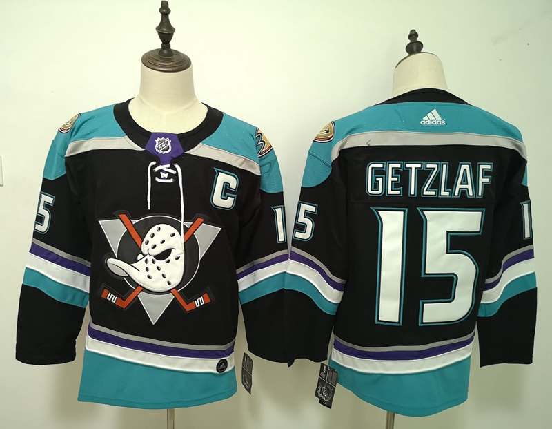 Anaheim Ducks Black #15 GETZLAF NHL Jersey 02