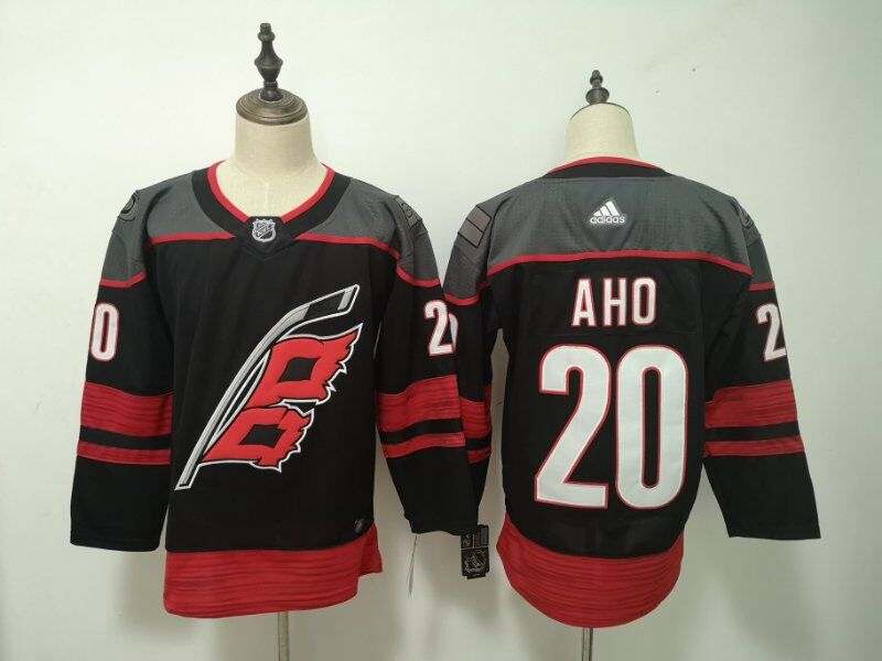 Carolina Hurricanes Black #20 AHO NHL Jersey