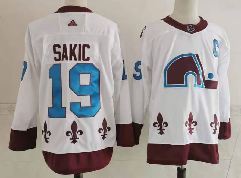 Colorado Avalanche White #19 SAKIC Classica NHL Jersey