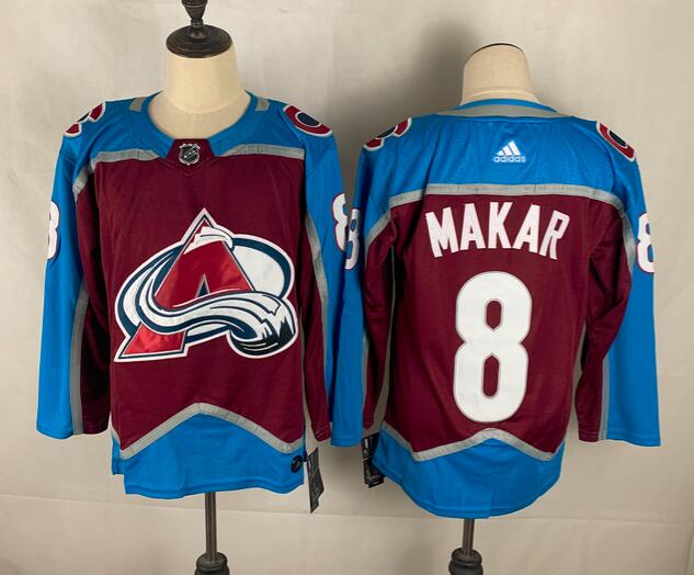 Colorado Avalanche Maroon #8 MAKAR NHL Jersey