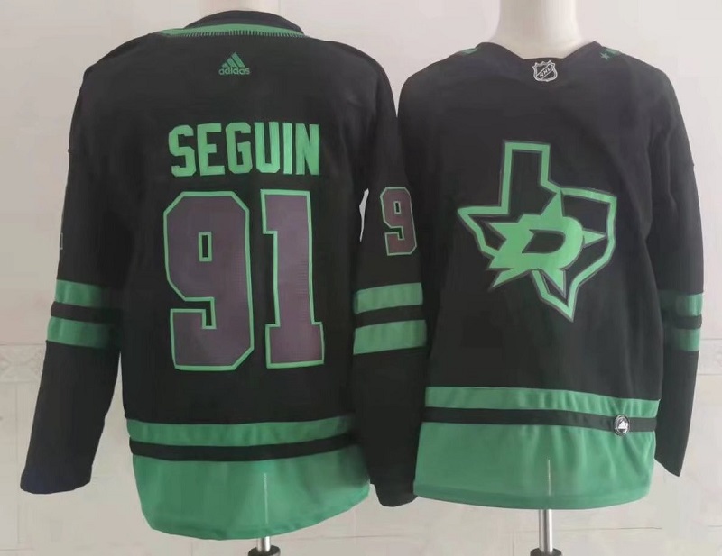 Dallas Stars Black #91 SEGUIN NHL Jersey 02