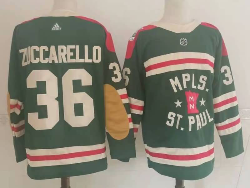 Minnesota Wild Green #36 ZUCCARELLO NHL Jersey