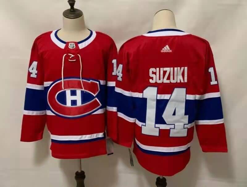 Montreal Canadiens Red #14 SUZUKI NHL Jersey