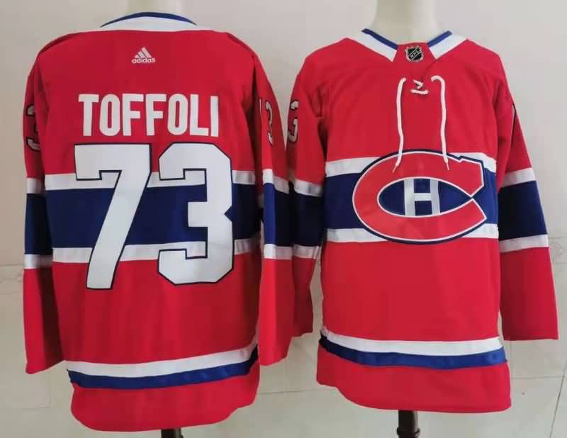 Montreal Canadiens Red #73 TOFFOLI NHL Jersey