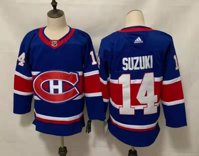 Montreal Canadiens Blue #14 SUZUKI Classica NHL Jersey