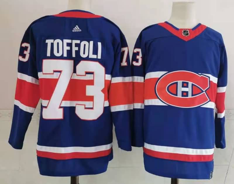 Montreal Canadiens Blue #73 TOFFOLI Classica NHL Jersey