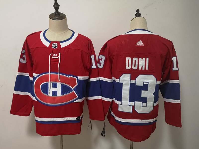 Montreal Canadiens Red #13 DOMI NHL Jersey