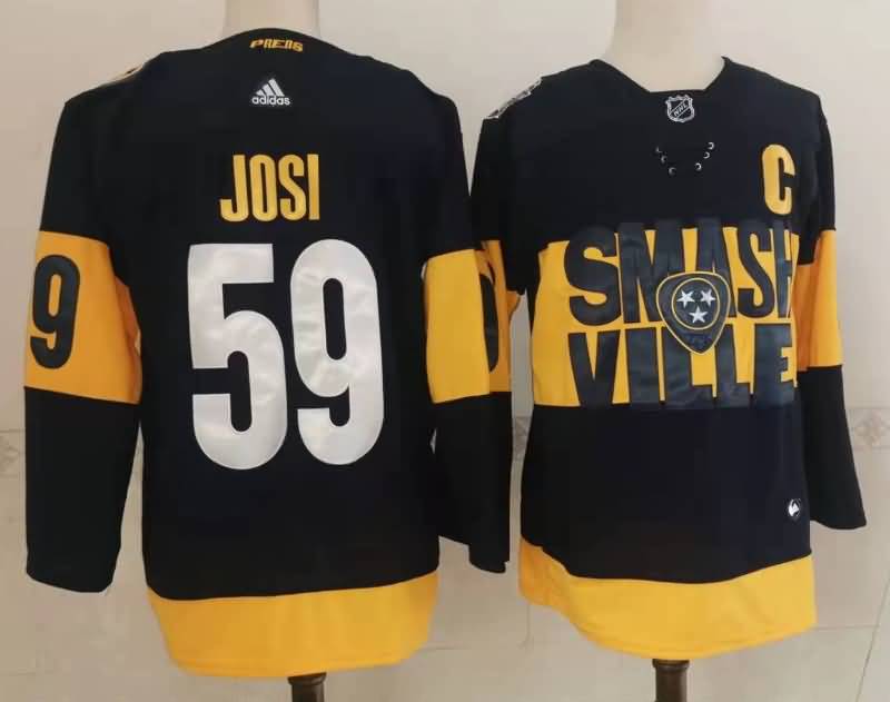 Nashville Predators Black #59 JOSI NHL Jersey