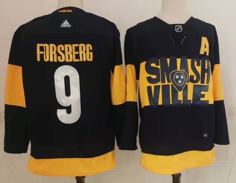 Nashville Predators Black #9 FORSBERG NHL Jersey