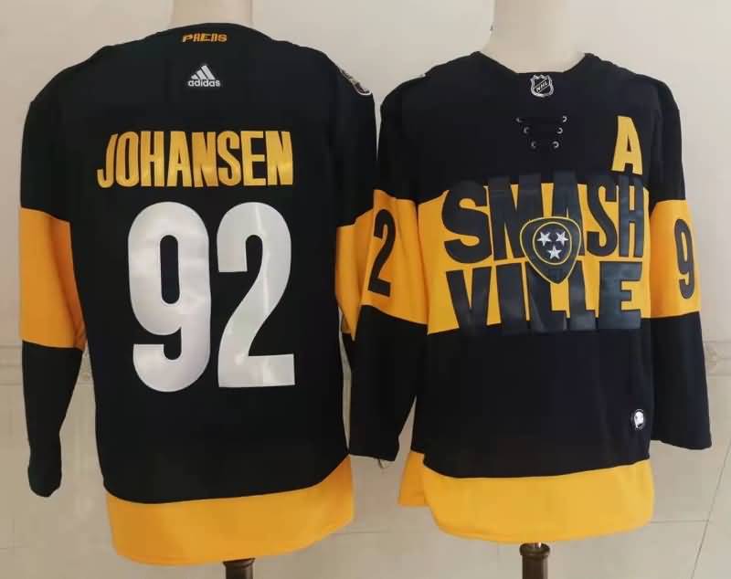 Nashville Predators Black #92 JOHANSEN NHL Jersey