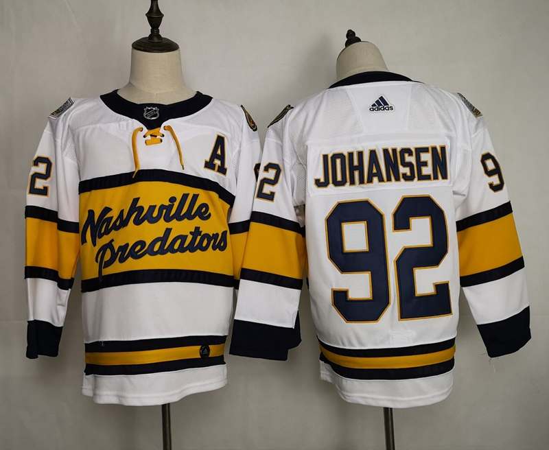 Nashville Predators White #92 JOHANSEN NHL Jersey