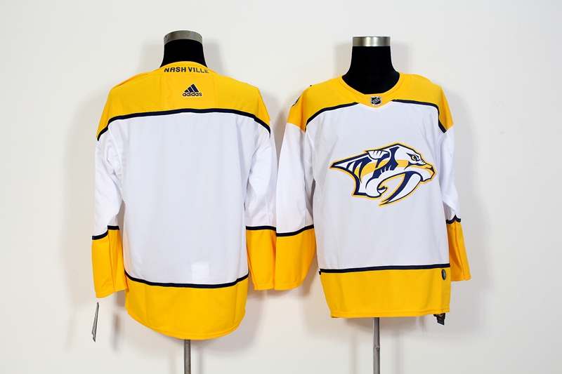 Nashville Predators White NHL Jersey Custom