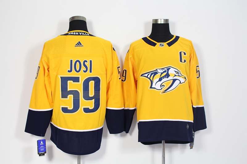 Nashville Predators Yellow #59 JOSI NHL Jersey