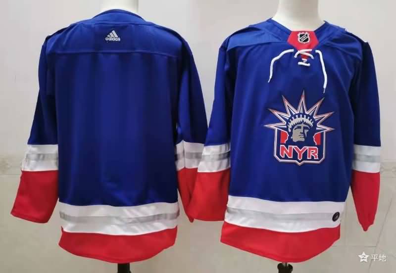 New York Rangers Blue Classics NHL Jersey Custom