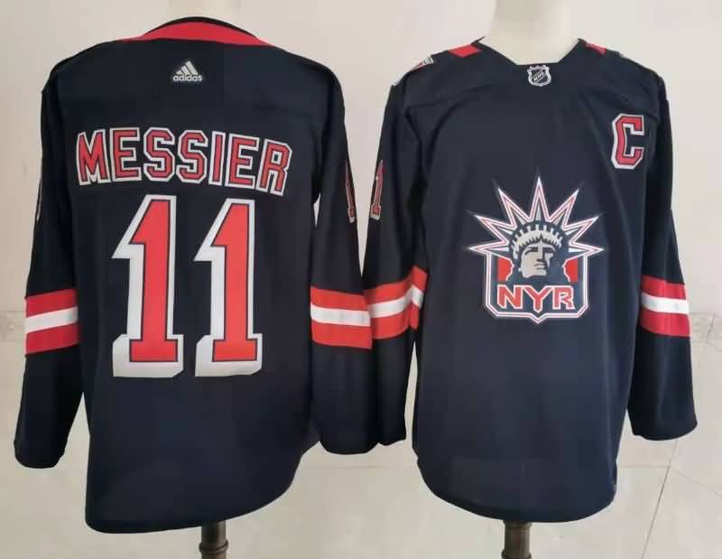 New York Rangers Dark Blue #11 MESSIER Classics NHL Jersey