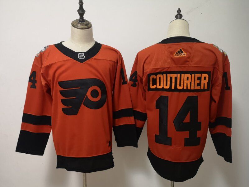 Philadelphia Flyers Orange #14 COUTURIER NHL Jersey