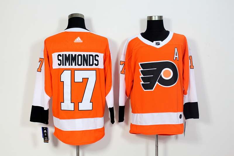 Philadelphia Flyers Orange #17 SIMMONDS NHL Jersey