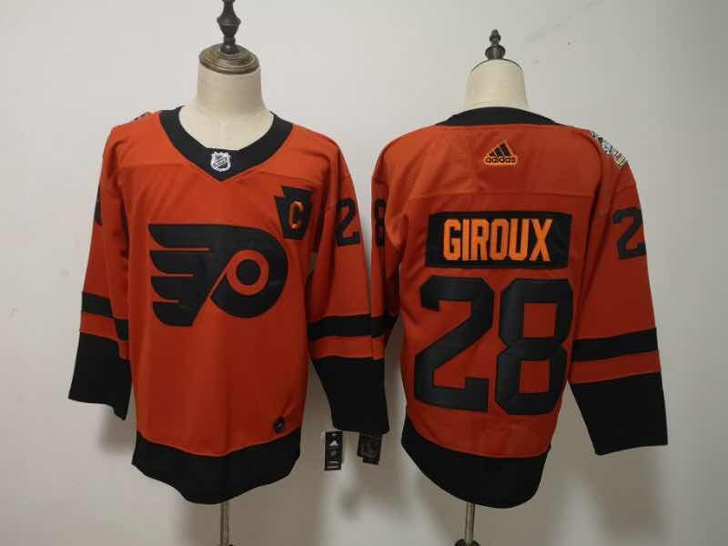 Philadelphia Flyers Orange #28 GIROUX NHL Jersey 02
