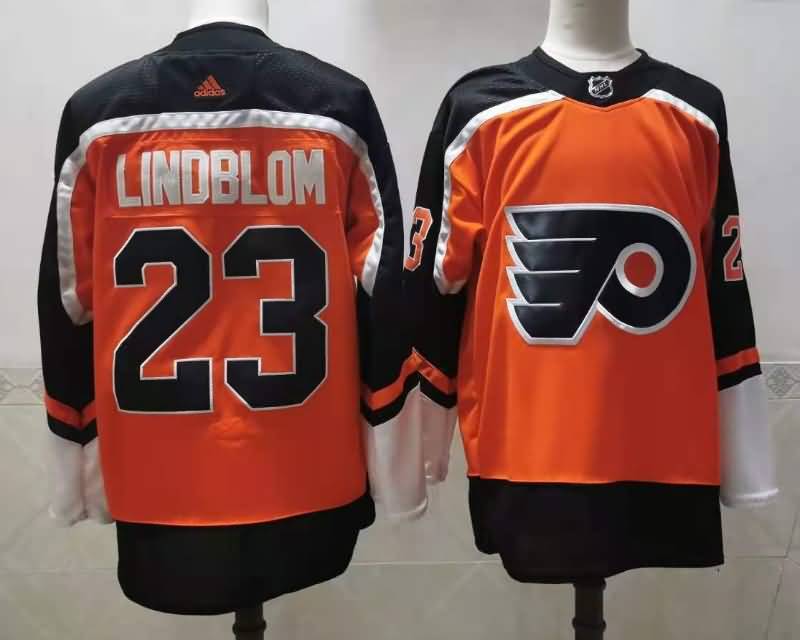 Philadelphia Flyers Orange #23 LINDBLOM NHL Jersey