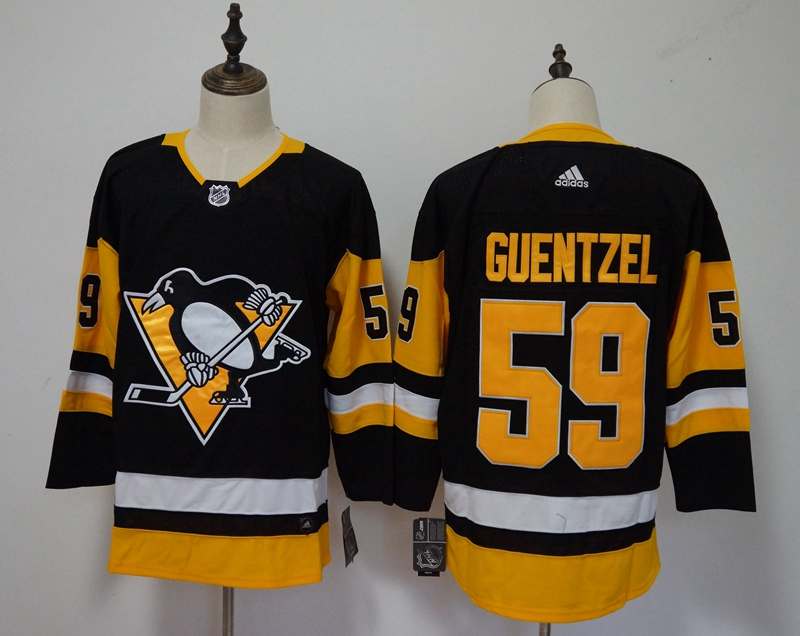 Pittsburgh Penguins Black #59 GUENTZEL NHL Jersey