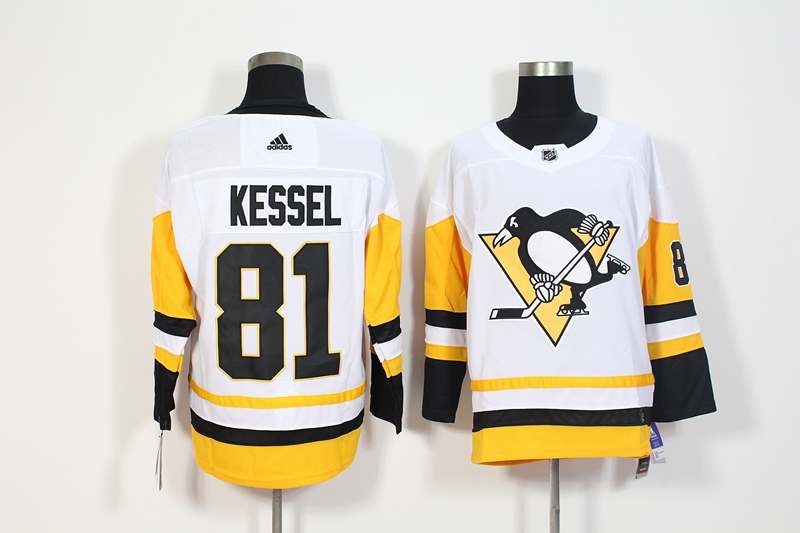 Pittsburgh Penguins White #81 KESSEL NHL Jersey