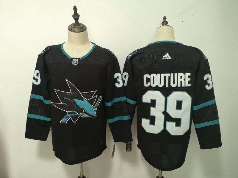 San Jose Sharks Black #39 COUTURE NHL Jersey