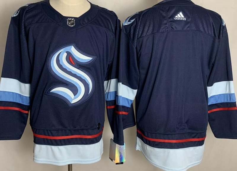 Seattle Kraken Dark Blue NHL Jersey Custom