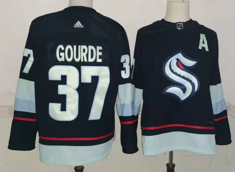 Seattle Kraken Dark Blue #37 GOURDE NHL Jersey