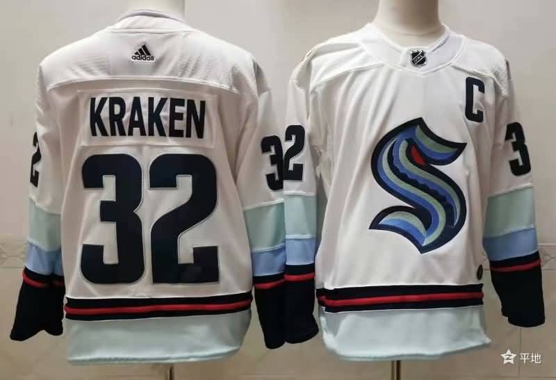 Seattle Kraken White #32 KRAKEN NHL Jersey