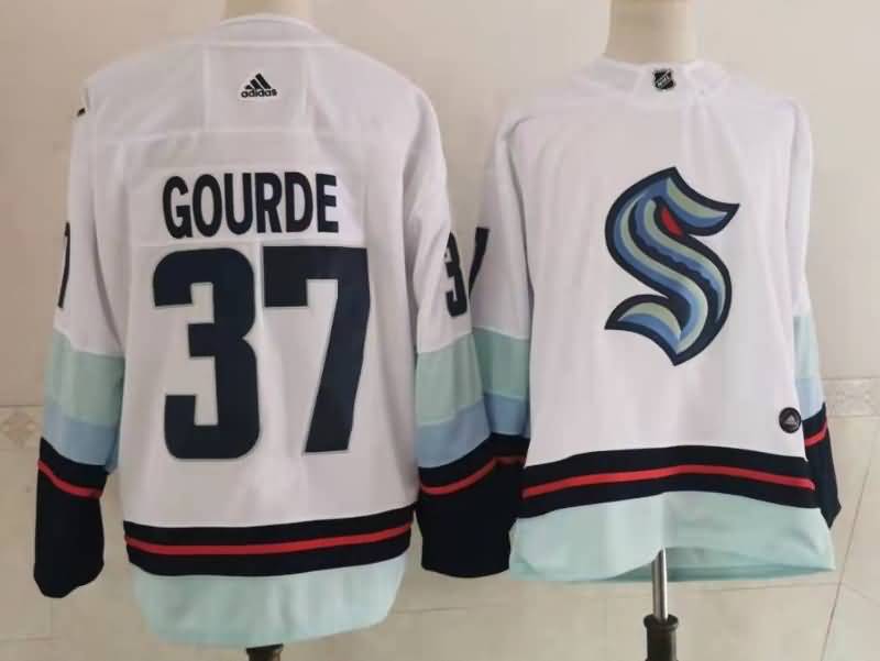 Seattle Kraken White #37 GOURDE NHL Jersey
