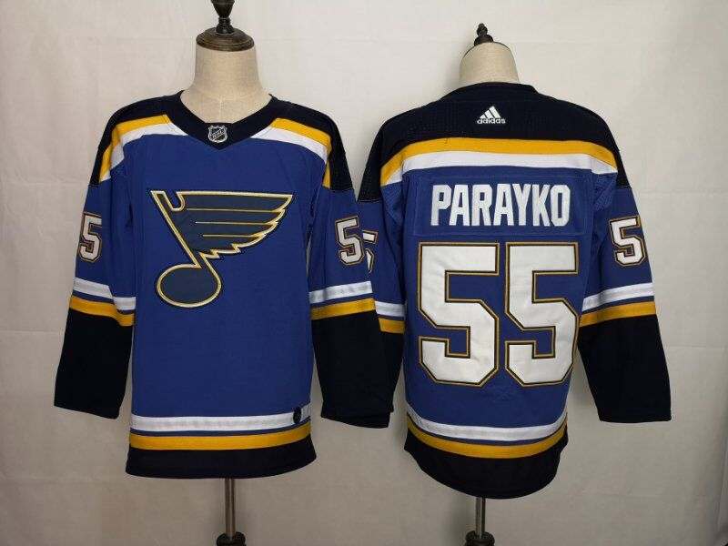 St Louis Blues Blue #55 PARAYKO NHL Jersey