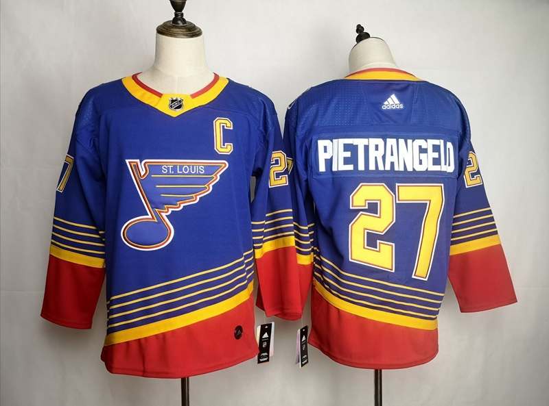 St Louis Blues Blue #27 PIETRANGELO Classics NHL Jersey