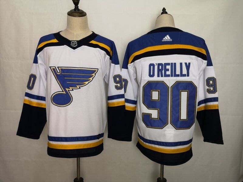 St Louis Blues White #90 OREILLY NHL Jersey