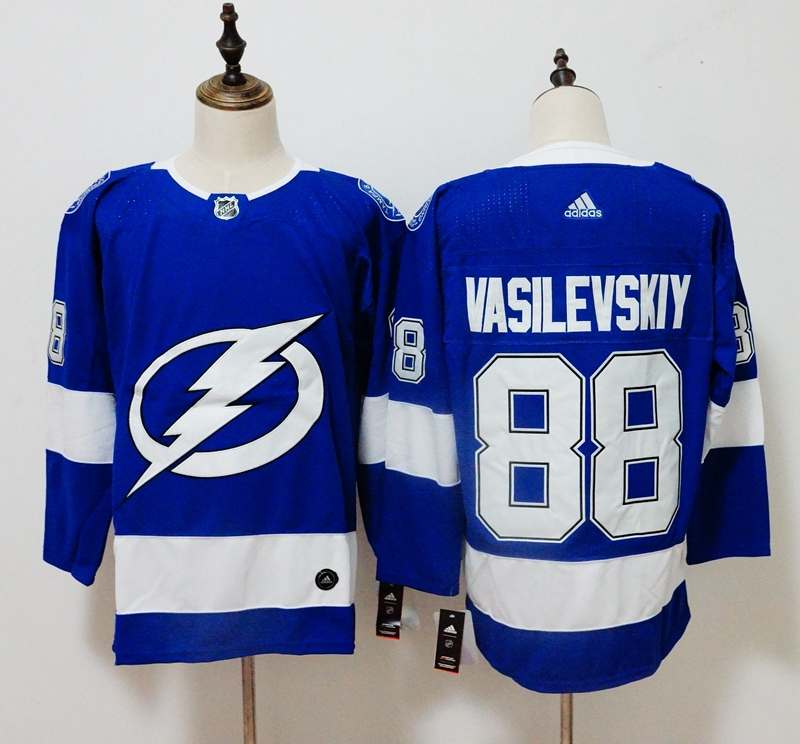 Tampa Bay Lightning Blue #88 VASILEVSKIY NHL Jersey