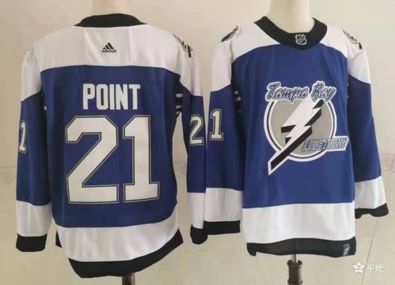 Tampa Bay Lightning Blue #21 POINT NHL Jersey 02